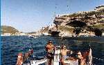 Wypływamy fiordem z serca Korsyki -
Bonifacio